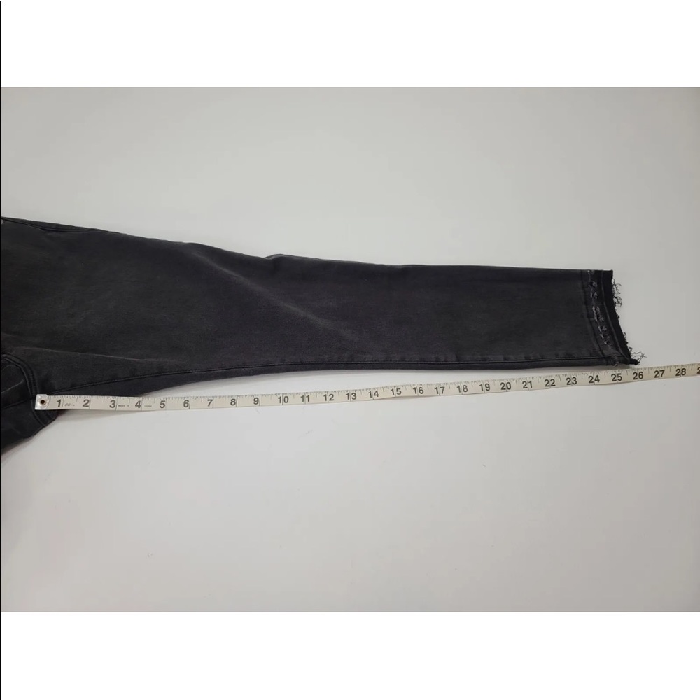 Abercrombie & Fitch Jeans Mid Rise Super Skinny Ankle Raw Hem Size 31/ 12 R NEW - Picture 9 of 10